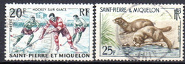 Saint Pierre Et Miquelon: Yvert N° 360/361 - Gebruikt