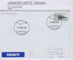 Spitsbergen Cover   Ca Alesund 15 MAR 2012 (LO200) - Scientific Stations & Arctic Drifting Stations