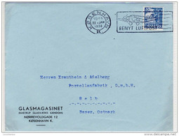 Luftpost - Kopenhagen Nach Selb - 11.1.1938 - Refb3 - Poste Aérienne