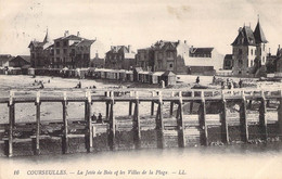 CPA France - Calvados - Courseulles - La Jetée De Bois Et Les Villas De La Plage - L. L. - Oblitérée 1912 - Animée - Courseulles-sur-Mer