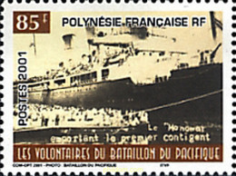 585119 MNH POLINESIA FRANCESA 2001 LOS VOLUNTARIOS DEL BATALLON DEL PACIFICO - Gebraucht