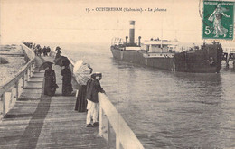 CPA France - Calvados - Ouistreham - Le Johanna - Oblitérée - Animée - Bateau - Navire - Transport Maritime - Ouistreham