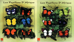 132790 MNH GUINEA 2001 MARIPOSAS - Spiders