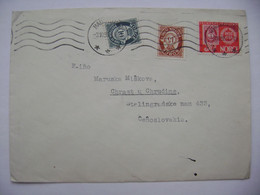 Cover Norway 1955 - Haugesund - Czechoslovakia - Lettres & Documents