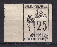 DIEGO-SUAREZ - 25 C. De 1890 Neuf - Ongebruikt