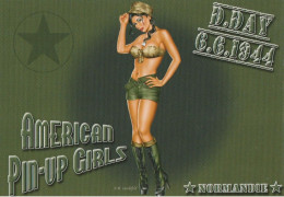 CARTE POSTALE (C) M. LANDFEFELD PHOTO D.DAY 06.O6.1944 NORMANDIE : AMERICAN PIN UP GIRLS SEXY ET EROTIC - Pin-Ups