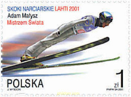 98293 MNH POLONIA 2001 CAMPEONATO MUNDIAL DE ESQUI LAHTI 2001 - Non Classificati