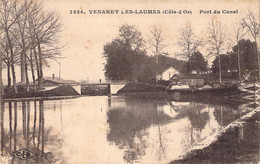 CPA France - Côte D'Or - Venarey Les Laumes - Port Du Canal - Sigle C. L. B. - Etablisement C. Lardier - Pont - Péniche - Venarey Les Laumes