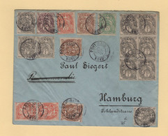 Port Said - Egypte - 1905 - Destination Allemagne -Affranchissement Uniquement Type Blanc - Rare - Briefe U. Dokumente
