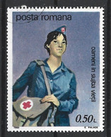 Posta Romana Romania 1989 Red Cross, Relief Worker,First Aid Kit, Rescue & Relief Service CTO Stamp - Usati