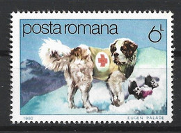 Posta Romana Romania 1982 Red Cross DOG MNH Stamp - Usati