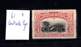 Congo Belge  Ocb Nr:  61 * MH Met Centraal Richtlijntje (zie Scan) - Unused Stamps