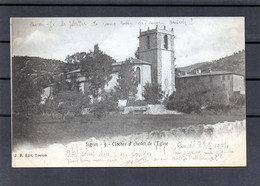 Signes - Clocher Et Chevet De L'église.( édit. J.F - Toulon ). - Signes