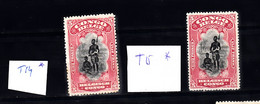 Congo Belge  Ocb Nr:  62  T 14 + T15  * MH (zie Scan) T15 + 100% - Unused Stamps