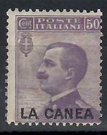 1907-12 Levante La Canea Occupazione 50 C. MNH - La Canea