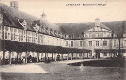 CPA France - Manche - Carentan - Square Hervé Mangon - Gosselin Editeur - Animée - Enfants - Carentan