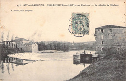 CPA France - Lot Et Garonne - Villeneuve Sur Lot Et Ses Environs - Le Moulin De Madame - A. Astruc Edit. - Oblit. 1907 - Villeneuve Sur Lot