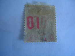 GABON ERROR FRANCE MLN STAMPS OVERPRINT 05/4   BACK NUMBER 10 2 SCAN - Otros & Sin Clasificación