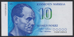 Finland 10 Markka 1986 P113 Sign: Holkeri &Hämäläinen UNC - Finlandia