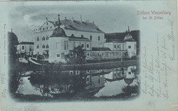 Schloss WASSERBURG Bei St.Pölten (NÖ) - Mondscheinlitho Gel.1998, Seltene Schöne Karte - St. Pölten