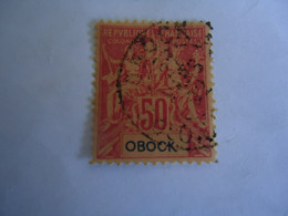 OBOCK  FRANCE   USED STAMPS WITH POSTMARK 1894  50C - Other & Unclassified