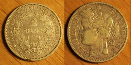 2 Francs 1894 A - 2 Francs