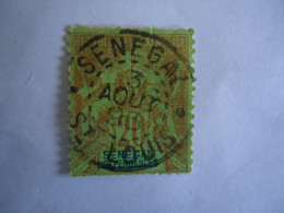 SENEGAL   FRANCE  COLONIES  USED   STAMPS  20C  WITH POSTMARK ST LUIS  1895 - Sonstige & Ohne Zuordnung