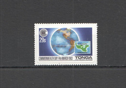 NW0285 TONGA SPACE COMMONWEALTH DAY 1983 TONGATAPU !!! SELF-ADHESIVE 1 STAMP MNH - Sin Clasificación