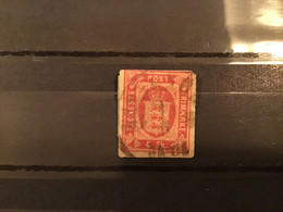 Denmark 1871-3 4sk Carmine Official Imperf Used SG O52b - Dienstmarken