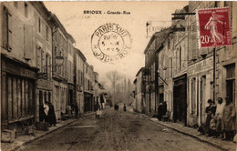 CPA Brioux - Grande-Rue (297465) - Brioux Sur Boutonne