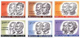 84140 MNH BELGICA 1961 PRO OBRAS CULTURALES. PERSONAJES - Altri & Non Classificati