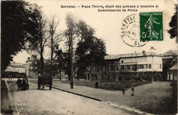 CPA DARNETAL-Place Thiers Depot Des Pompes A Incendie Et Commissariat (348058) - Darnétal