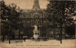 CPA ROANNE Hotel De Ville Et Monument Du Centenaire (338795) - Roanne