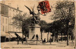 CPA ROANNE Monument Des Combattants (338828) - Roanne