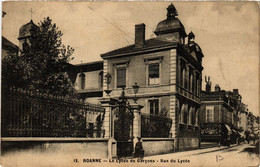 CPA ROANNE Le Lycée De Garcons-Rue Du Lycée (338942) - Roanne