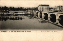 CPA ROANNE La Loire Et Le Pont (339096) - Roanne