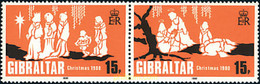 4760 MNH GIBRALTAR 1980 NAVIDAD - Altri & Non Classificati