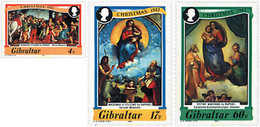 83426 MNH GIBRALTAR 1983 NAVIDAD. PINTURAS DE RAFFAELLO SANZIO - Altri & Non Classificati