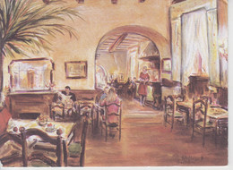 CPSM Roma - Babington's - English Tea-Rooms - P.zza Di Spagna (illustrateur Stellario A. Baccellieri) - Cafes, Hotels & Restaurants