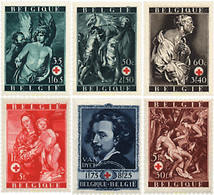 83693 MNH BELGICA 1944 50 ANIVERSARIO DE LA CRUZ ROJA BELGA. PINTURAS DE A. VAN DYCK - Altri & Non Classificati