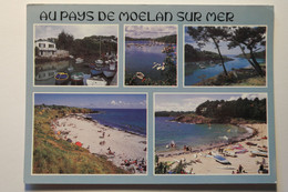 CPSM Grand Format Multivues Au Pays De Moelan Sur Mer 1988 - NO100 - Moëlan-sur-Mer