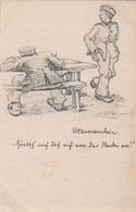 AK Künstlerkarte Blumenschein - Quatsch Mich Doch Nicht Von Der Flanke An - Deutsche Soldaten - 1916 (61795) - Humorísticas