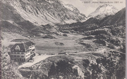 AK: 1912 Hotel Maloja - Kulm, Gelaufen - Hotels & Restaurants