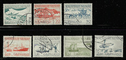 GREENLAND 1971-1977 SCOTT 78,79,81-85 USED - Oblitérés