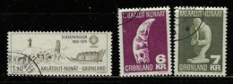 GREENLAND 1975-1979 SCOTT 101-103 USED - Usados