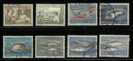 GREENLAND 1980-1986 SCOTT 134-141 USED - Gebruikt