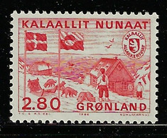 GREENLAND 1986 SCOTT 164 MH - Gebruikt