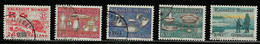 GREENLAND 1986-87 SCOTT 164-166,169,176 USED - Gebruikt