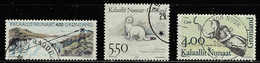 GREENLAND 1994 SCOTT 226,270,273 USED - Oblitérés