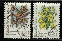 GREENLAND 1995-96 SCOTT 279,282 USED - Oblitérés